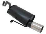 Novus Sport Endschalldämpfer für Renault Clio 3 1x90mm A4491E90