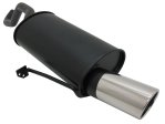 Novus Sport Endschalldämpfer für Renault Clio 3 1x90mm SR-Design A4491E90SR
