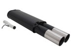 Novus Sport Endschalldämpfer für VW Passat 3B / 3BG 2x90mm RL-Design A4672E90RL