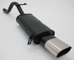 Novus Sport Endschalldämpfer 135x75mm scharfkantig für Fiat Grande Punto 199 A5082E0S