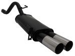 Novus Sport Endschalldämpfer für Fiat Grande Punto 199 2x76mm RL-Design A5082E76RL