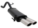 Novus Sport Endschalldämpfer für Fiat Grande Punto 199 2x85/58mm AM-Design A5082EAM