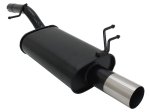 Novus Sport Endschalldämpfer für Ford Fiesta MK6 JH / JD 1x76mm RL-Design A5401E76RL