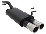 Novus Sport Endschalldämpfer für Ford Fiesta MK6 JH / JD 2x76mm A5402E76