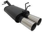 Novus Sport Endschalldämpfer für Ford Fiesta MK6 JH / JD 2x76mm RL-Design A5402E76RL