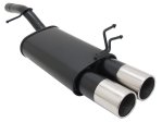 Novus Sport Endschalldämpfer für Ford Fiesta MK6 JH / JD 2x90mm A5402E90