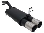 Novus Sport Endschalldämpfer für Ford Fiesta MK6 JH / JD 2x90mm RL-Design A5402E90RL