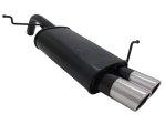 Novus Sport Endschalldämpfer für Ford Fiesta MK7 JA8 1.25 / 1.4 / TDCI 2x76mm SR-Design A5412E76SR