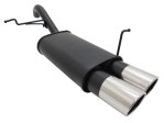 Novus Sport Endschalldämpfer für Ford Fiesta MK7 JA8 1.25 / 1.4 / TDCI 2x90mm SR-Design A5412E90SR