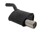 Novus Sport Endschalldämpfer für Ford Focus MK1 Schrägheck DAW / DBW 1x90mm A8351E90