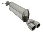 Novus Edelstahl Sport Endschalldämpfer für Peugeot 208 GTI 2x76mm E2082E76