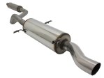 Novus Sportauspuff Anlage Edelstahl 55mm 1x60mm S-Design für VW Golf 1 Cabrio EA2241S