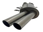 Novus Sportauspuff Anlage 60mm Edelstahl für VW Scirocco 2 16V Look 2x55mm EA2272E55S
