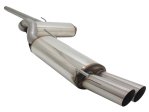Novus Gr.A Anlage Edelstahl für VW Golf 3 2x76mm MS-Design EA2532E76S