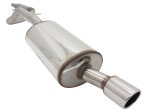 Novus Gr.A Anlage Edelstahl für VW Golf 4 1x90mm SR-Design EA2751E90SR