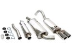 TA Technix Edelstahlanlage Audi 80/90 89 2x70mm 02AU018-15