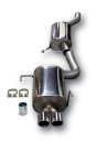 TA Technix Edelstahlanlage Audi 80 S2/RS2 B4-8C 2x80mm 02AU042-8