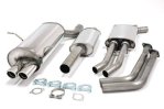 TA Technix Edelstahlanlage BMW E46 320i 323i 328i 2x70mm 02BM005-19