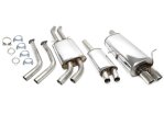 TA Technix Edelstahlanlage BMW E46 320i 325i 330i 2x70mm 02BM006-19