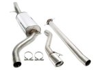 TA Technix Edelstahlanlage Ford Focus I DAW, DBW 1x100mm 02FO001-10