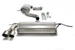 TA Technix Edelstahlanlage Audi A3 8P 2x80mm scharf 02VW019-8S