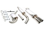 TA Technix Edelstahlanlage Volkswagen Golf 3 2x80mm 02VW027-8