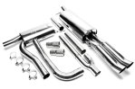 TA Technix Edelstahlanlage Audi A4 Limousine, Avant 8D,B5 2x76mm DTM rund + scharf EVOA4AED76