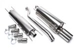 TA Technix Edelstahlanlage Opel Astra G CC T98 2x76mm rund + gebördelt EVOAGAE276