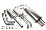 TA Technix Edelstahlanlage BMW E46 2x76mm rund + gebördelt EVOE466AE276