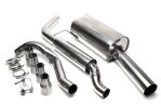 TA Technix Edelstahlanlage VW Scirocco II 53B 1x90mm rund + scharf EVOG1AE90S
