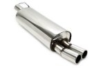 TA Technix Endschalldämpfer Audi A3 8L 2x76mm rund + gebördelt EVOG4A-ESD276