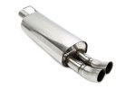 TA Technix Endschalldämpfer Seat Leon 1M 2x76mm DTM rund + scharf EVOG4A-ESDD76
