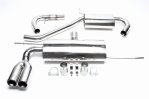 TA Technix Edelstahlanlage Audi A3 8P 2x76mm rund + gebördelt *EVOG5AE276