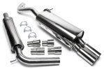 TA Technix Edelstahlanlage VW Polo 9N 2x76mm rund + gebördelt EVOP5AE276