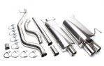 TA Technix Edelstahlanlage Opel Vectra C, CC 2 x 76mm rund + gebördelt EVOVCAE276