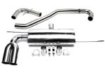 TA Technix Edelstahl Rennsportanlage Audi A3 8P 2x76mm rund + scharf RSG5AE276S-1