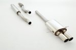 Friedrich Motorsport 70mm Anlage mittig Edelstahl M881332-X