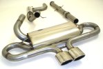 Friedrich Motorsport mittige 76mm Anlage Ford Focus III Schrägheck ST M981202T-x3-X