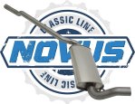 Novus Classic Line Edelstahl Vorschalldämpfer für Audi 80 90 NC139