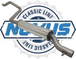 Novus Classic Line Edelstahl Vorschalldämpfer für Golf 1 Cabriolet Scirocco 53B NC229