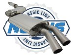 Novus Classic Line Edelstahl Anlage für Golf 2 1.8 16V GTI NCA219
